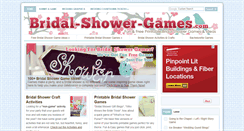 Desktop Screenshot of bridal-shower-games.com
