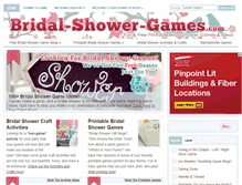 Tablet Screenshot of bridal-shower-games.com